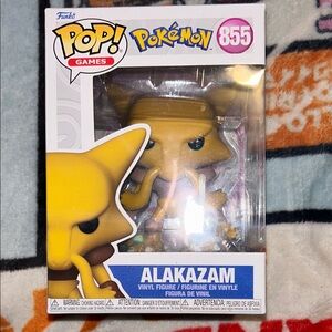 Funko Pop Pokémon Alakazam Figure - Yellow and Brown